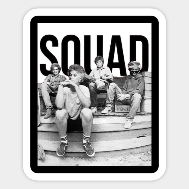 golden squad Sticker by barbados